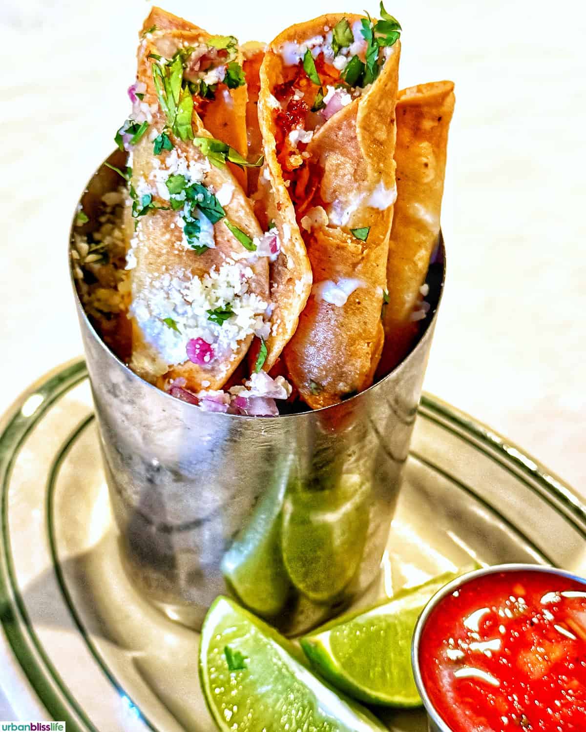 taquitos at Hi-Way House in The Dalles, Oregon.