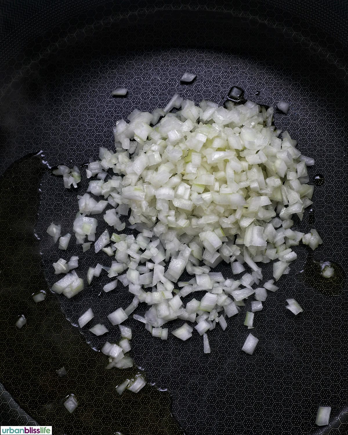 onions, garlic to make baked pasta bolognese.