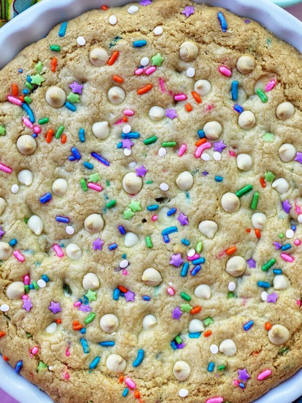 sugar cookie confetti cake from The Super Easy Teen Baking Cookbook by Marlynn Jayme Schotland.