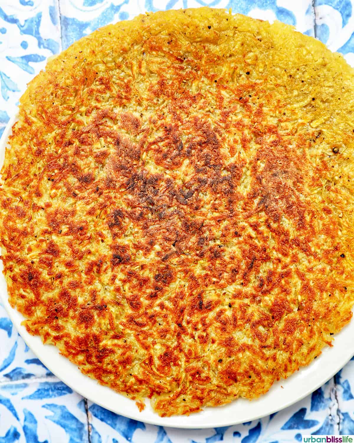 Swiss Rosti on a plate.