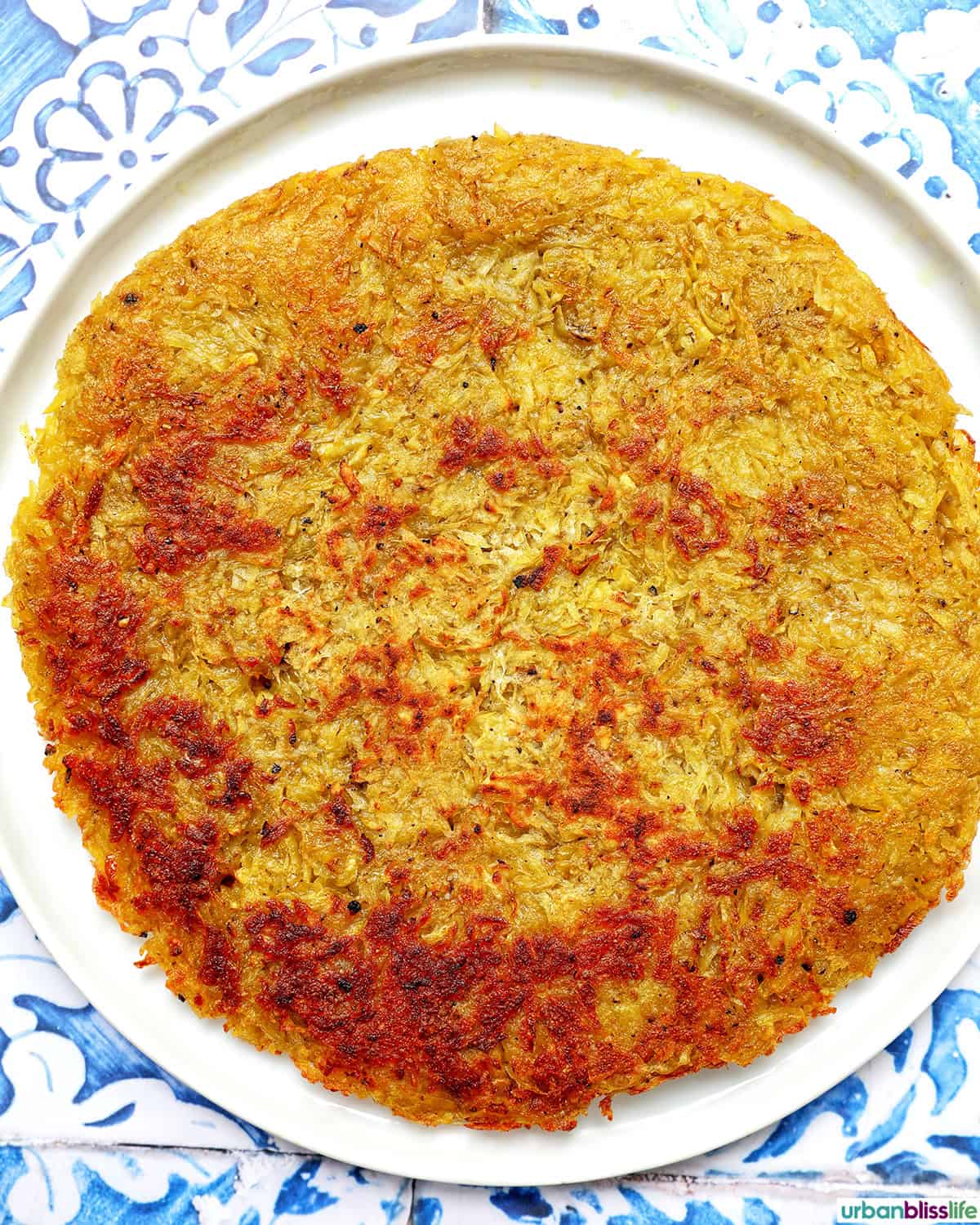 Swiss Rosti on a plate.