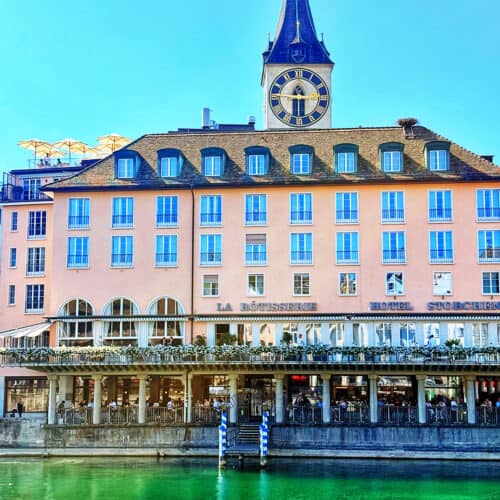 Hotel Storchen Zürich, Swiss 5-star Michelin hotel.